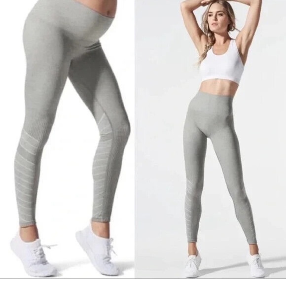 BLANQI Pants - BLANQI Sport Support Hipster Cuffed Leggings Maternity/PP